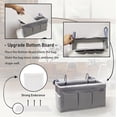 thumbnail image 3 of Organizador Caddy de Cabecera Kanrichu 2 piezas Gris, 3 of 6