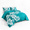 Gradient Teal-King, variant on Queen Sizeforter Set Navy Blue Flbedding Sets 3 Piece