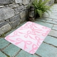 thumbnail image 6 of karymi Valentines Day Rug Bow Decor Rug P-ink Fluffys Rug Non-Slide Plushes Bedroom Carpet Door Mat for Romantic Home Decor Gift for Girl Living Room Decor Mens Gifts, 6 of 7