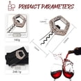 thumbnail image 4 of Abridor de vino KERHAND Ah So 3 en 1, removedor de corcho con dos puntas, cobre, 4 of 7