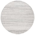 thumbnail image 2 of Safavieh Ebony Lennox Striped Area Rug, Gray/Ivory, 6' x 6' Round, 2 of 10