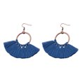 thumbnail image 1 of Sonducket 1 par de pendientes de borla bohemios llamativos, estilo Vintage, gotas para las orejas, accesorio de moda para el Día de San Valentín, Ropa, zapatos y accesorios Miscelánea azul zafiro Sonducket AP009556-09B, 1 of 6