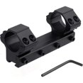 thumbnail image 1 of Adaptador de anillos de montaje de riel de cola de milano de 11 mm para riel de cola de milano para anillo de mira de rifle de aluminio táctico de perfil bajo de 25,4 mm, 1 of 5