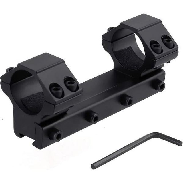Adaptador de anillos de montaje de riel de cola de milano de 11 mm para riel de cola de milano para anillo de mira de rifle de aluminio táctico de perfil bajo de 25,4 mm