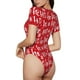 thumbnail image 2 of Balery Hohoho Body de cuello redondo de manga corta para mujer Tops de manga corta Tops básicos-Large, 2 of 7