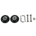 thumbnail image 4 of 4Set 45X19mm Luggage Suitcase / Inline Outdoor Skate Replacement Wheels Black, 4 of 8