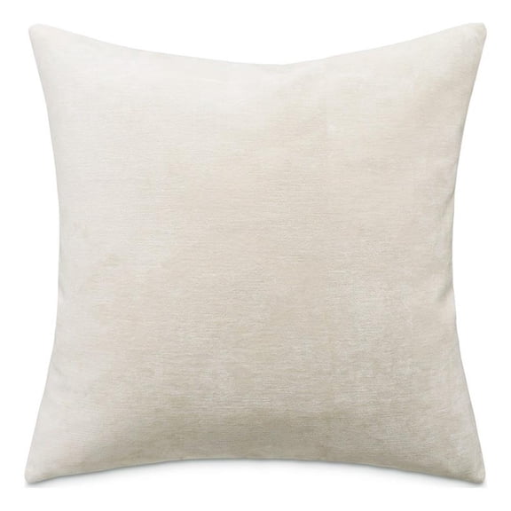MICHAEL AMINI The Smith 20x20" Square Chenille Accent Pillow in Cream Set of 2