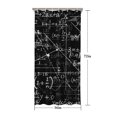 thumbnail image 5 of Math Equations Algebra Black Pattern Shower Curtain 36"x72" ,Bathroom Decorative Shower Curtains Set with 12 Hooks,Modern Waterproof Washable Shower Curtain, 5 of 6