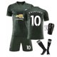 thumbnail image 1 of 2022 Nueva camiseta de fútbol para niños 6 # Pogba 10 # Rashford 14 # Lingard 18 # B.fernandes Pantalones cortos de moda Conjunto de camisetas de fútbol-10 Verde-16 BmatwkZeng Bmatwe Jersey, 1 of 2