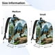 thumbnail image 2 of Balery Lake Forest Dinosaur A Mochila Clásica Impresa Básica para Viaje, Mochila Escolar Resistente al Agua, Mochila de Lona con Correas Ajustables-Small, 2 of 5