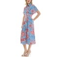 thumbnail image 4 of Nicole Miller Pintuck Waist Shirtdress, Sizes 4-16, 4 of 7