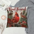 thumbnail image 2 of Qinduosi Cardinals Appear When Angels are Near Throw Pillow Cover Always with Us Pillow Covers Pillow Cover for Home Sofa Bedroom Livingroom  White, 2 of 5