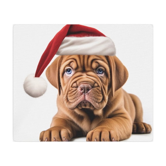 DistinctInk Mouse Pad - 1/4" Foam Rubber - Dogue de Bordeaux Puppy Drawing
