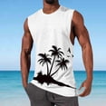 thumbnail image 4 of Hombres Casual Moda Impresión Suéter Cuello Redondo Deportes Tanque sin Mangas para Al Aire Libre Casual Diario, 4 of 5