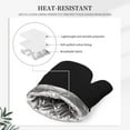 thumbnail image 5 of Disketp Black Oven Mitts And Potholders Bbq Gloves-Oven Mitts And Pot Holders With Recycled Infill Silicone Non-Slip Cooking Gloves For Cooking Baking Grilling, 5 of 9