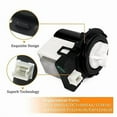 thumbnail image 3 of Applicable to Washer Drain Pump Motor DC31-00054A,Compatible with Samsung Washing Machine Drain Pump Motor Parts,Compatible with Ken-More Washing Machine, 3 of 6