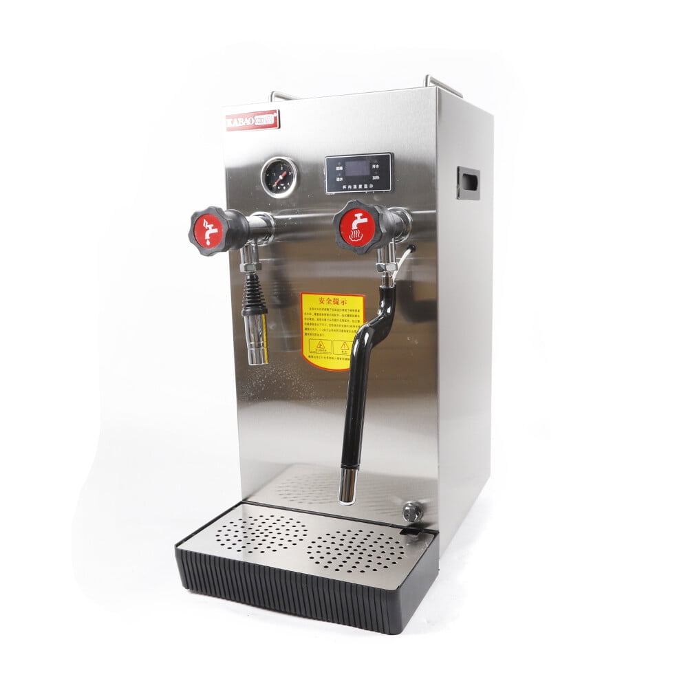 110V Espresso Coffee Foam Maker Stainless Steel Commercial Steam Boiling Water Frothing Machine