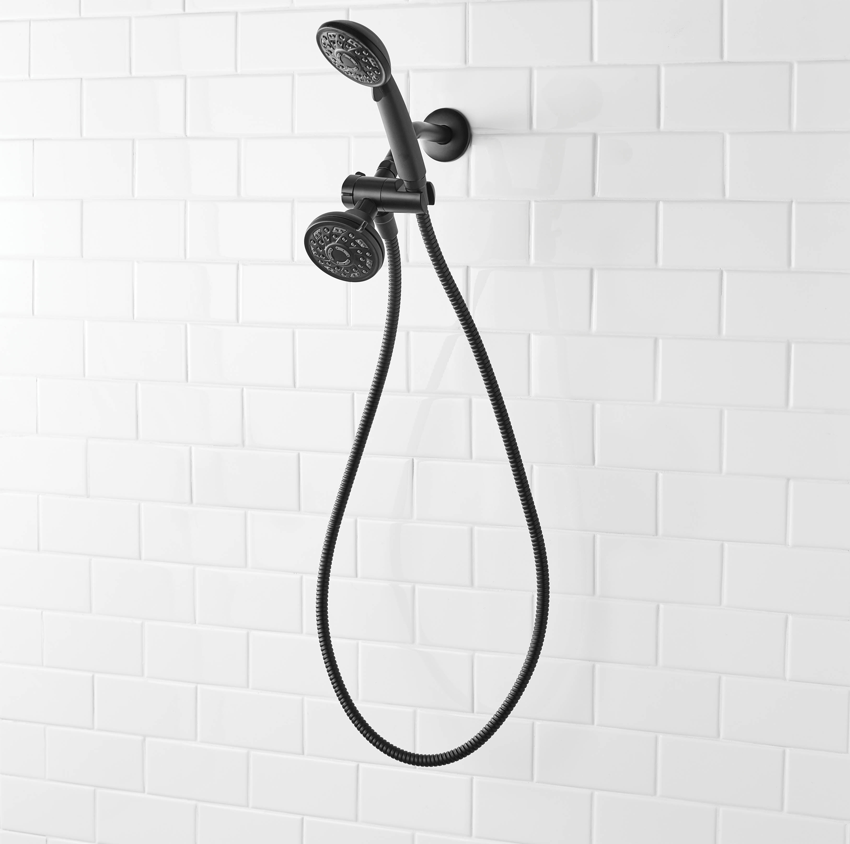 Mainstays Stainless Steel Shower Hose in Matte Black
