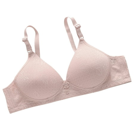 SCSAlgin Bras for Women Push Up Full Coverage Adjustable Wire Free Breathable Bra Seamless Wireless Comfort Bra