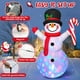 thumbnail image 5 of Muñeco de Nieve Inflable de Navidad MICOCAH 244 cm con Luces LED, 5 of 6
