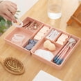 thumbnail image 5 of FESTFENDS Organising Boxes Rectangular Compartment Design Pink 4Pcs 7.9X6.1X1.2In, 5 of 6
