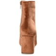 thumbnail image 4 of Journee Womens Hazara Square Toe Block Heel Ankle Booties, Widths Available, 4 of 10