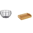 thumbnail image 1 of Cesta de alambre para guardar huevos, cestas de frutas tejidas de hierro, cuenco para servir refrigerios, cesta de frutas, plato para encimer, 1 of 8