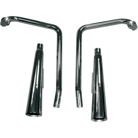 Mac 2-Into-2 Megaphone Complete System Chrome 002-0133