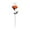 Orange, variant on MInHoues 19.2 Inch Gothic Skeleton Claw Artificial Purple Rose Stem, Spooky Bone Hand Faux Floral Pick, Horror Halloween Flower Branch for Vase Wreath Arrangement Decor
