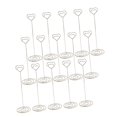 thumbnail image 1 of 15PCS Numéro de Table Titulaire, 22cm de Haut en Forme de Coeur Place Carte Titulaire Table Photo Titulaire Fil Photo Titulaire Clips, Photo Note Note Photo Support pour Centres de Table, Mariage, 1 of 7