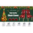 thumbnail image 2 of POINTERTECK Christmas Chair Covers Stretch Washable Christmas Chair Protector Slipcovers for Kitchen Home Dining Room, 2 of 6