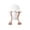 White, variant on Windcarnival Fashion Baby Girls Braided Wig Chin Strap Knitted Cap Bucket Hat Photo Prop