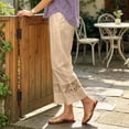thumbnail image 6 of DailyTrove Women's High-Waisted Straight-Leg Jeans, Casual Denim Cropped Pants, 6 of 6