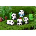 thumbnail image 2 of Ksopiavobs 10 Pcs Cute Mini Pandas Figurines Bamboo Miniature Animal Miniature Figurines DIY Cake Topper for Moss Landscape Home Decoration, 2 of 7