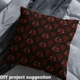 thumbnail image 2 of jejeloiu Victorian Flower Fabric by the Yard 10 Yards,Vintage Gothic Floral Room Decor Fabric by the Yard,Red Black Eyes Sewing Fabric For Men Women,,Lightweight Room Decorative, 2 of 6