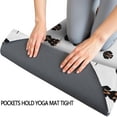 thumbnail image 3 of 70x26 Inch Yoga Towel, Sweat Absorbent Non-Slip Mat for Hot Yoga, Pilates & Fitness,Dachshund Silhouette White Pattern, 3 of 5