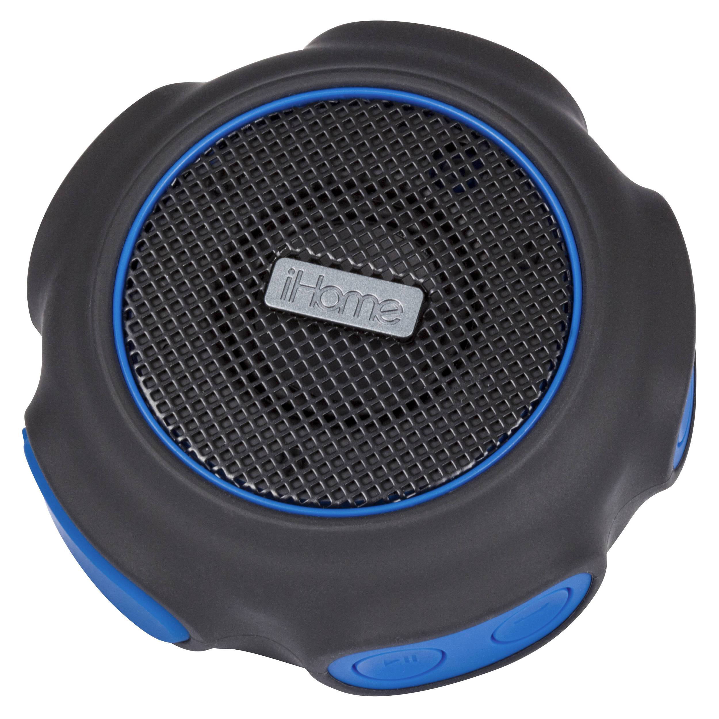 iHome iBT82BLC Waterproof + Shockproof Speaker Black/Blue