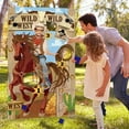 Western Party Cowboy Toss Games with 3 Bean Bags, Fun Western Game for