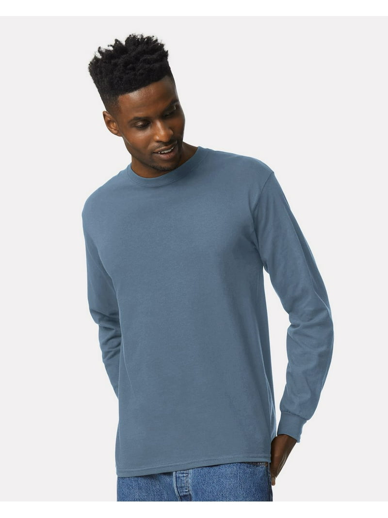 T-Shirts - Long Sleeve Ultra Cotton Long Sleeve T-Shirt - Walmart.com