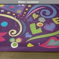 thumbnail image 6 of Ambesonne Love Place Mats Set of 4, Sixties Inspired Love, Standard Size, Multicolor, 6 of 6
