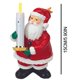thumbnail image 2 of Colgante De Navidad Resina Santa Claus Sosteniendo Vela Árbol De Navidad Adorno Colgante Decoración De Fiesta Kearding HA039089-00, 2 of 6