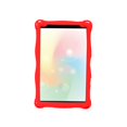 thumbnail image 4 of Allytech Silicone Case for Samsung Galaxy Tab A 8.0 2019 T290 T295 T297, Slim Soft Rubber Rugged Hybrid Kickstand Heavy Duty Protection Drop Proof Kids Friendly Case Cover, Red, 4 of 5