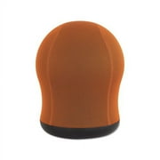 Zenergy Swivel Ball Chair Orange Seat/Orange Back, Black Base