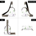 thumbnail image 7 of FORMRS Womens Crossbody Sling Bag Travel Daypack Shoulder Chest Backpack, Purple Birds, 7 of 7