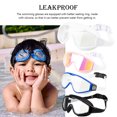 thumbnail image 4 of Eigraketly Gafas de natación para niños, gafas de natación subacuáticas con sellado de anillo de silicona a prueba de fugas profesional Type1 NO1, 4 of 6