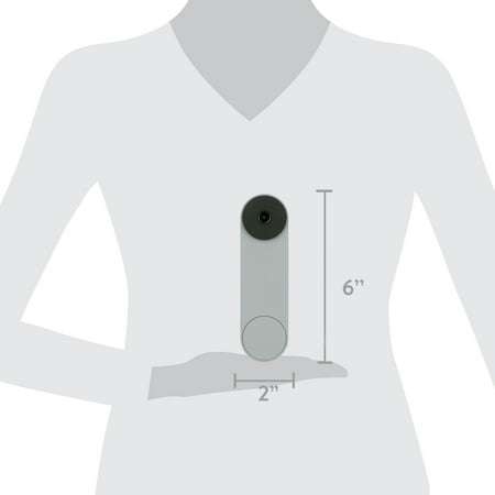 Google Nest Doorbell (Battery) - Wireless Video Camera, Ash - Image 5