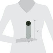 Google Nest Doorbell (Battery) - Video Doorbell Camera - Wireless Doorbell Security Camera - Ash