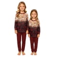 thumbnail image 2 of RUPKUL Halloween Pajamas Couples Festive Graphic Top Solid Pants Long Sleeve Family Halloween Pajamas Matching Sets Halloween Pajamas Pants, 2 of 6