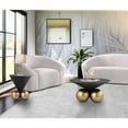 thumbnail image 4 of Meridian Furniture Naples Cement Textured Top End Table, 4 of 9