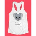 thumbnail image 3 of You're My Bunny. Cute Design. Tank Women -Image by Shutterstock, Female x-Large, 3 of 4